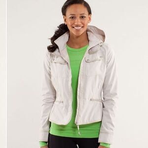 Lululemon Out And About Jacket in Dune Sz 8